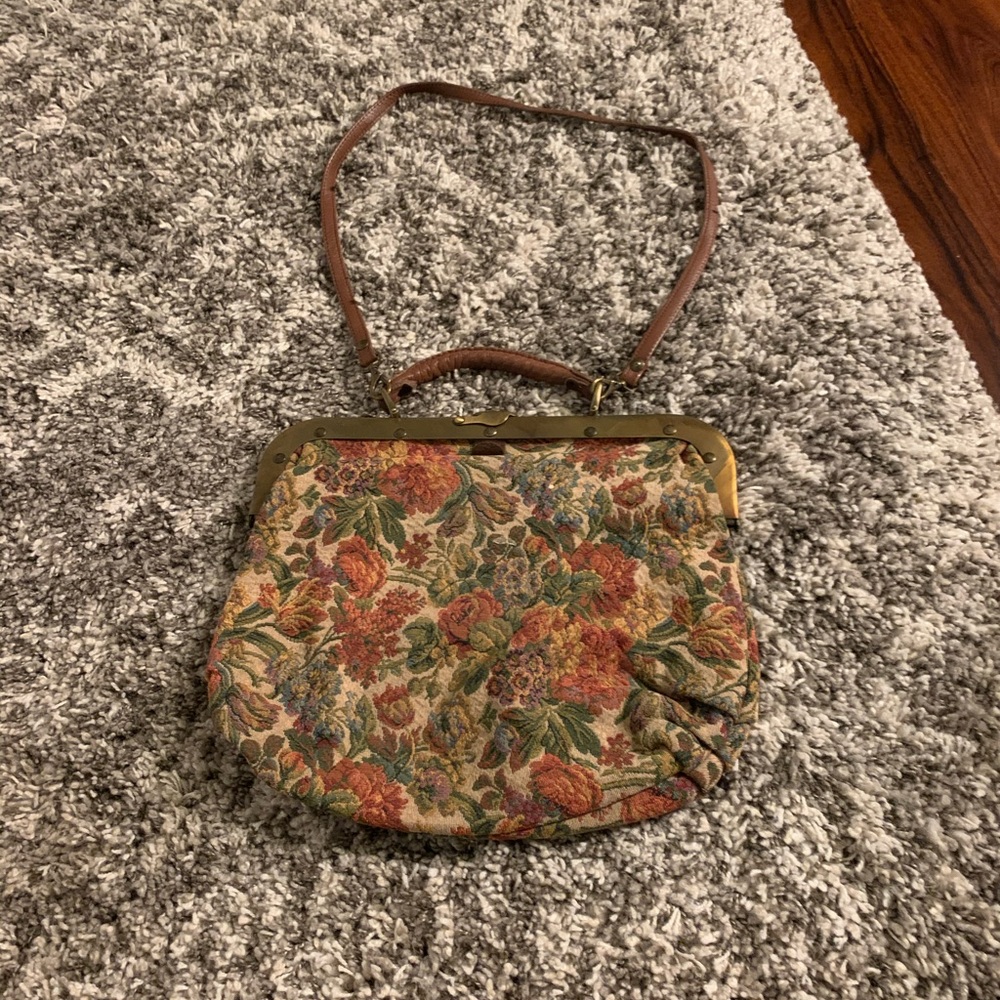 Vintage carpet bag- Neiman Marcus